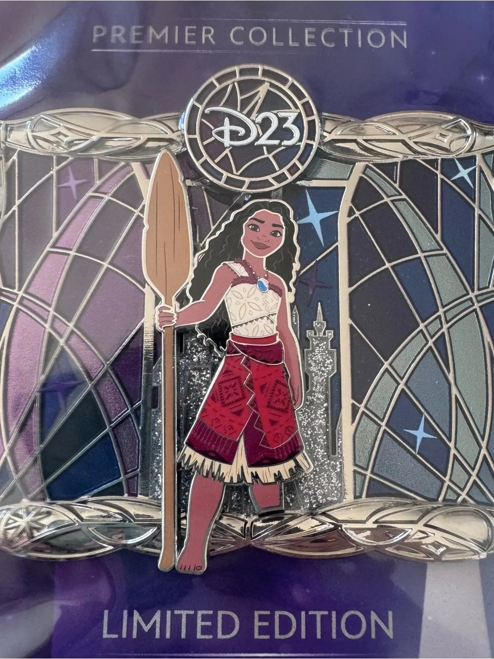D23 THE ULTIMATE FAN EVENT PREMIER COLLECTION PIN MOANA LIMITED EDITION 1000 - Picture 2 of 3